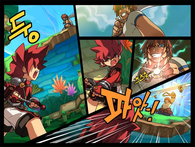 elsword pc pvp gameplay 1v1 mmobomb manga site