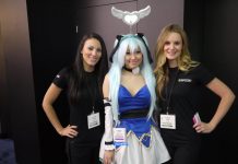 Lucent Heart: Theia cosplay at E3 2011