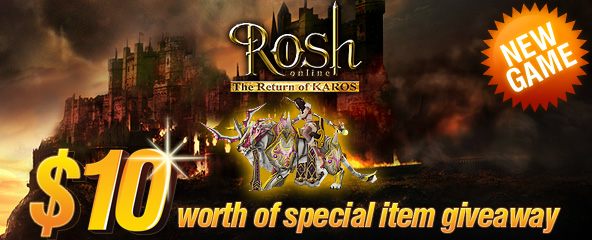 Rosh Online Exclusive Mount Giveaway ($10 worth)