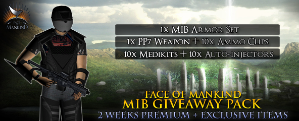 Face of Mankind MIB Item Pack giveaway