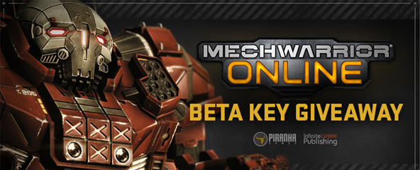 MechWarrior Online Closed Beta Key Giveaway