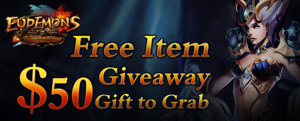 Eudemons Online Free Items Giveaway (worth $50)