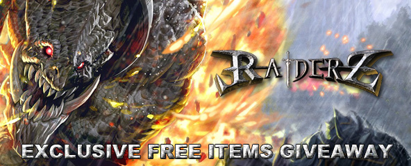 RaiderZ Free Items Giveaway