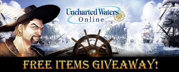 Uncharted Waters Online Free Items Giveaway