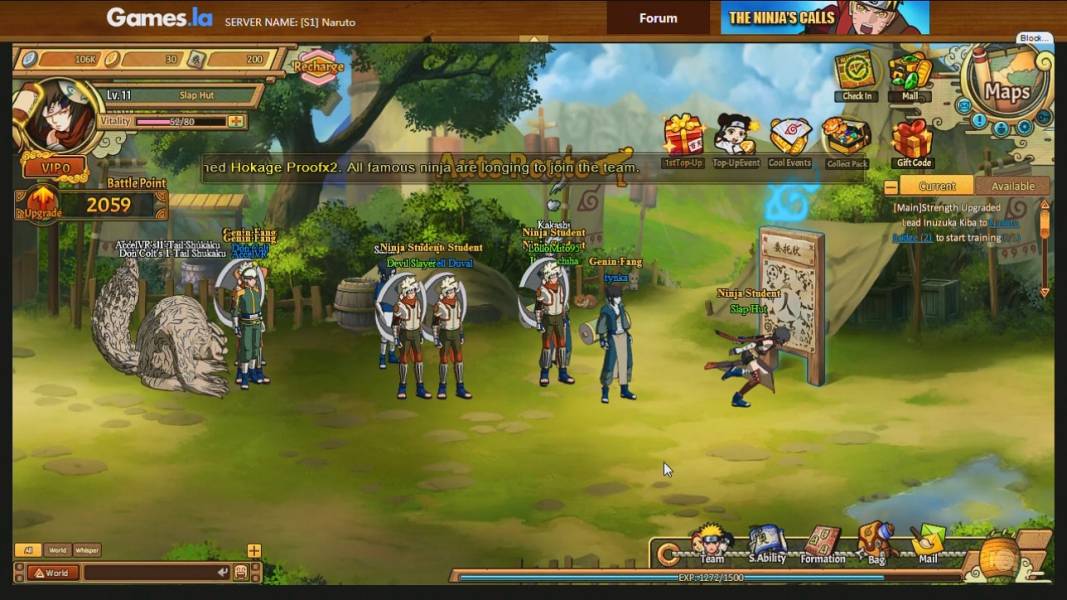 naruto online games world of shinobi