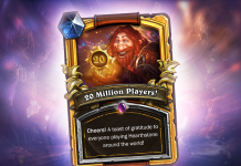 Hearthstone Tops 20 Million Registered Players