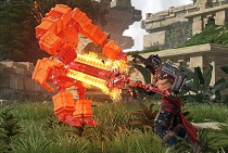 Skyforge's Berserker Has A Chainsaw Sword, Nice Pecs, Anger Management Issues