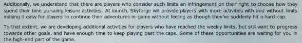 Skyforge Limits 3