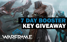 Warframe Booster Key Giveaway