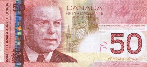 Canadian Dollar 50