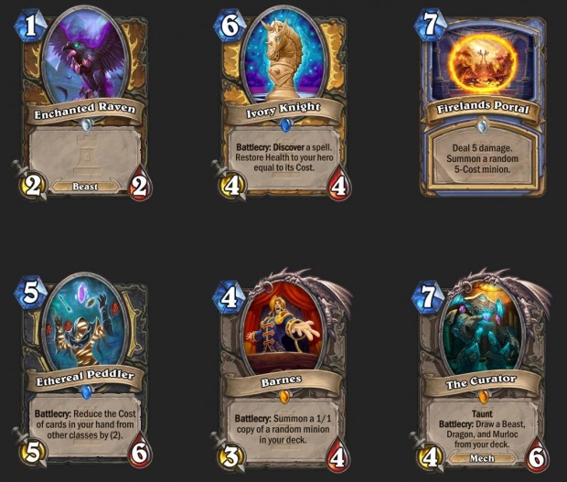 Hearthstone Karazhan cards