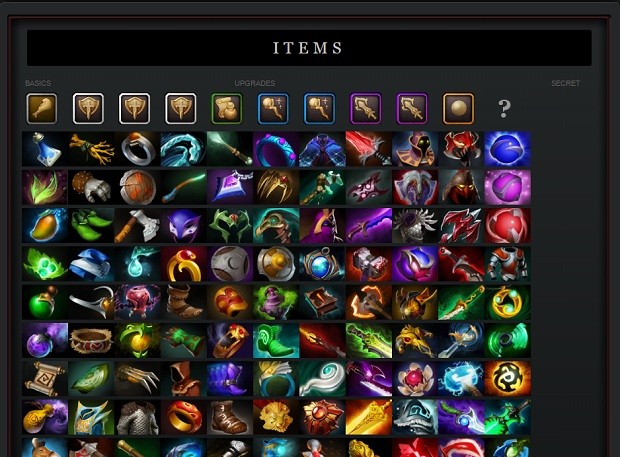 Dota2 items