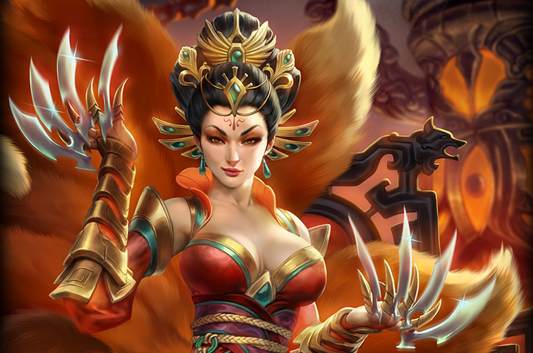 SMITE Da Ji and Vixen Skin Key Giveaway