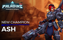 Paladins Ash Champion and Skin Giveaway