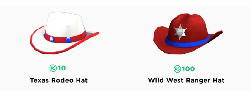 Old Roblox Hats