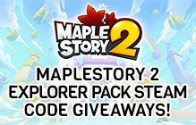 Win 1 of 25 MapleStory 2 Explorer Pack Steam Keys