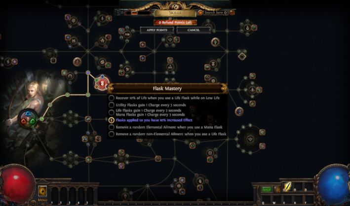 Path of Exile Scourge Passive Tree Mastery