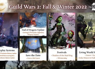 Guild Wars 2 Fall And Winter 2022 Roadmap Details Profession Updates, Legendary Weapon Variants, Festivals, And More