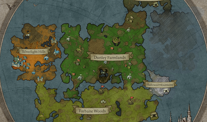 Latest V Rising Developer Post Reveals The Game's World Map