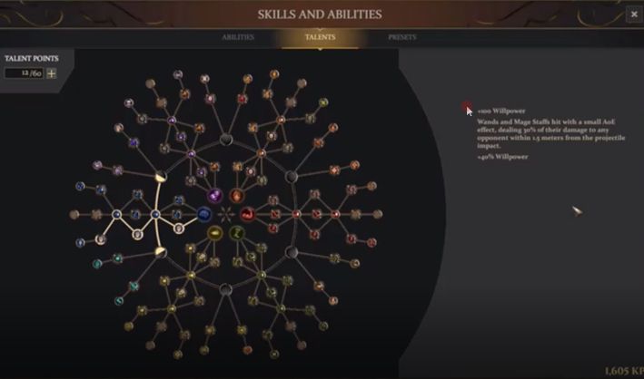 Fractured Online Skill Tree