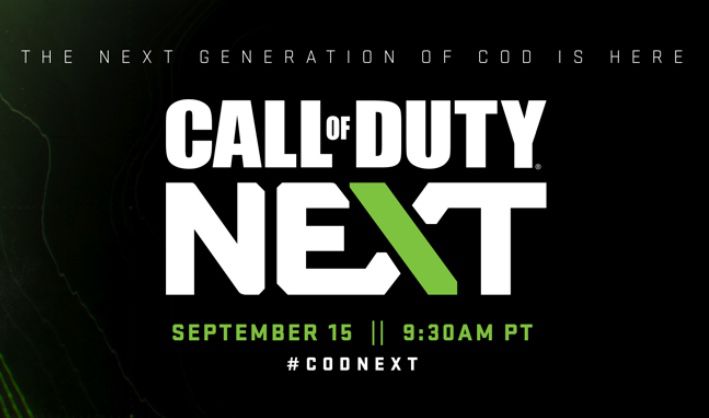 CoD Next Event Intel