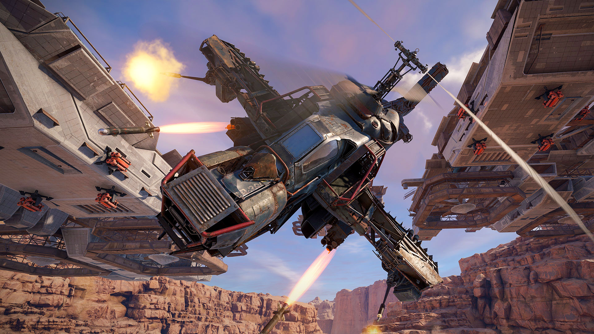 crossout adds flying armored vehicles in "sky raiders" update next week news article card thumbnail