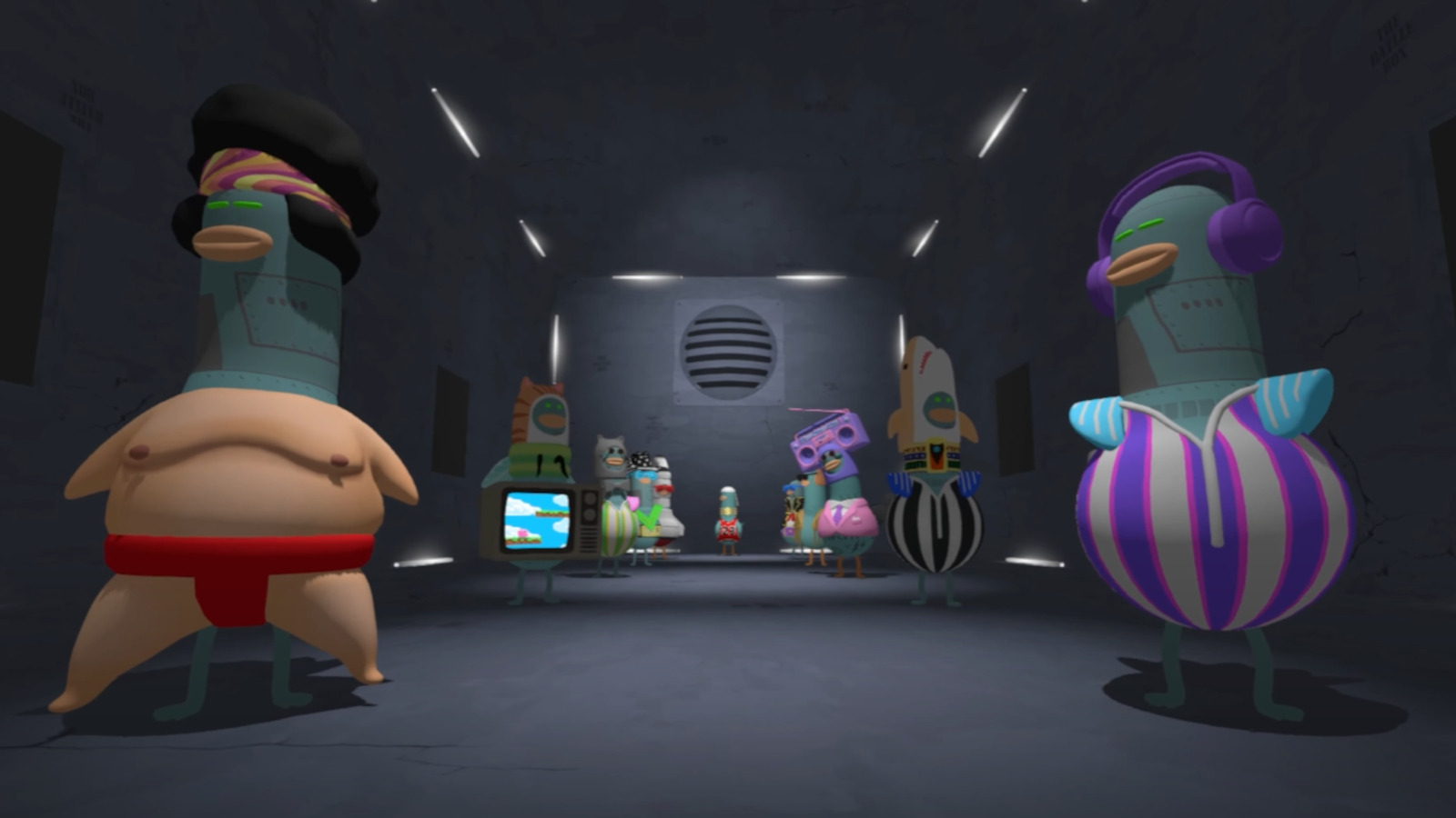 get your rhythm game on during the steam next fest with the headbangers rhythm royale demo news article card thumbnail