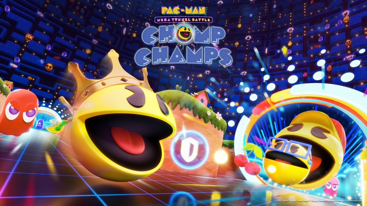 bandai namco announces new battle royale game "pac-man mega tunnel battle: chomp champs” news article card thumbnail