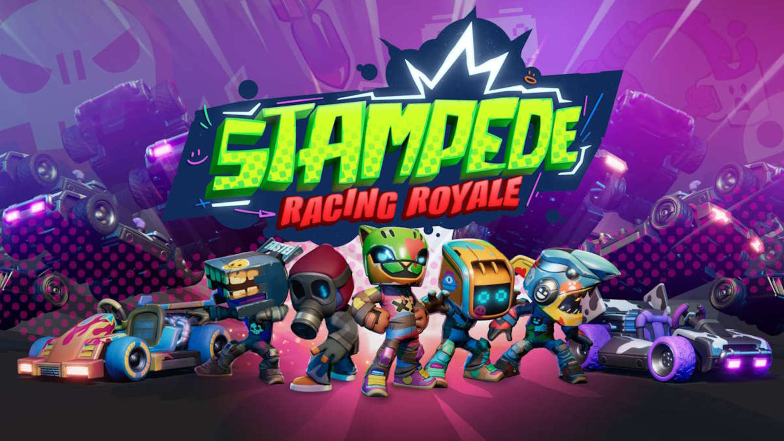 stampede: racing royale kicks off third playtest on steam news article card thumbnail