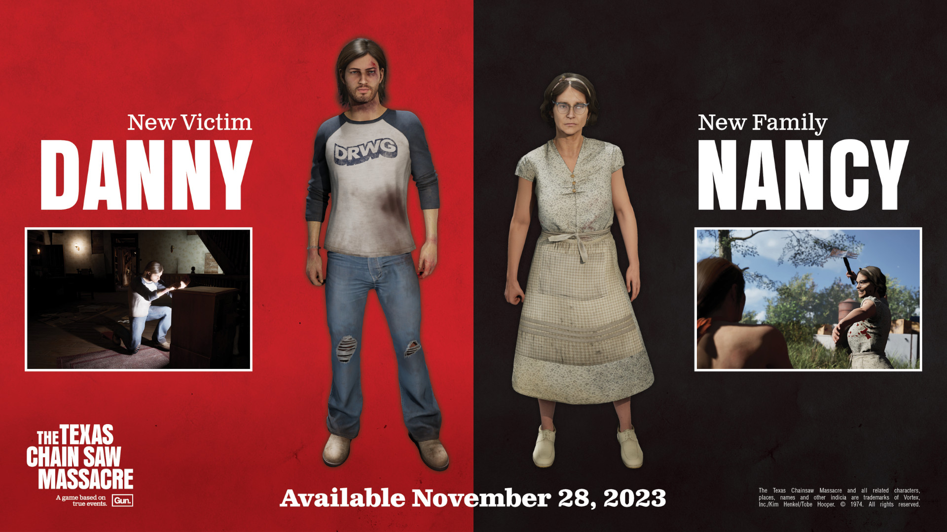 nancy joining the family and danny gets terrorized in texas chainsaw massacre's upcoming dlc news article card thumbnail
