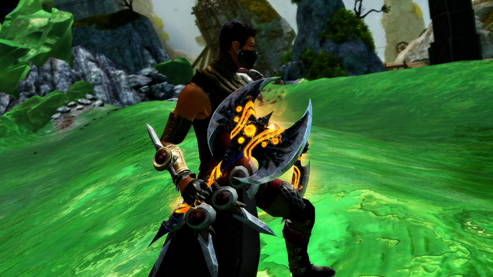 guild wars 2 highlights expanded weapon proficiencies with first new weapon, the thief’s axe news article card thumbnail