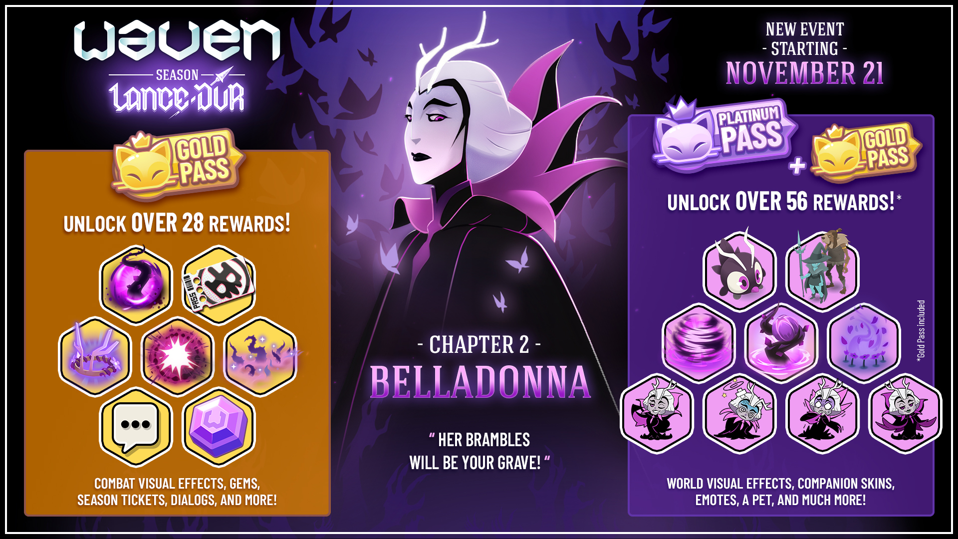 waven unleashes belladonna's seasonal fight and new battle pass rewards news article card thumbnail
