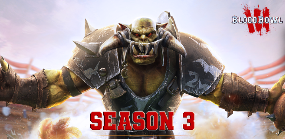 kickoff time for blood bowl 3's season 3, featuring the new shambling undead faction news article card thumbnail