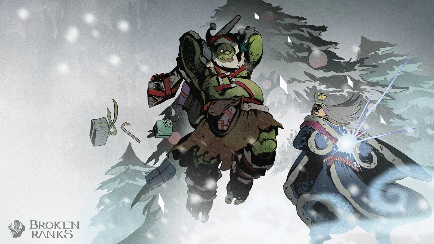 broken ranks hosts winter event featuring a rivalry between old father winter and santa claus news article card thumbnail