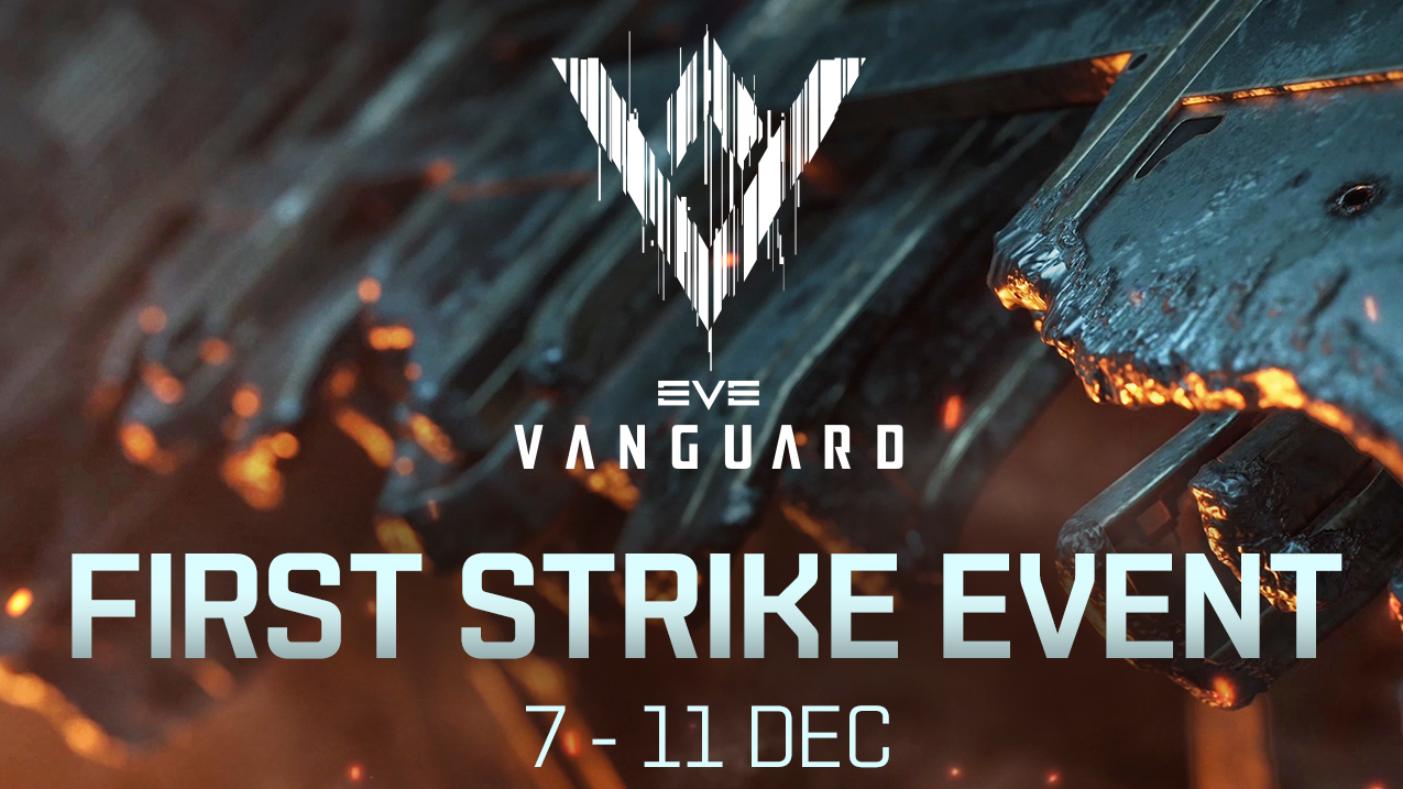 omega accounts can jump into the "first strike" limited-time event for eve online's vanguard today news article card thumbnail