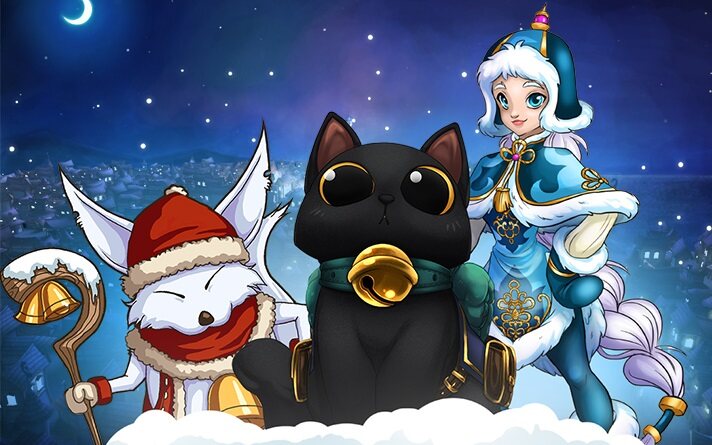 the holidays begin in fiesta online, featuring the return of blizzard's frosty ride news article card thumbnail