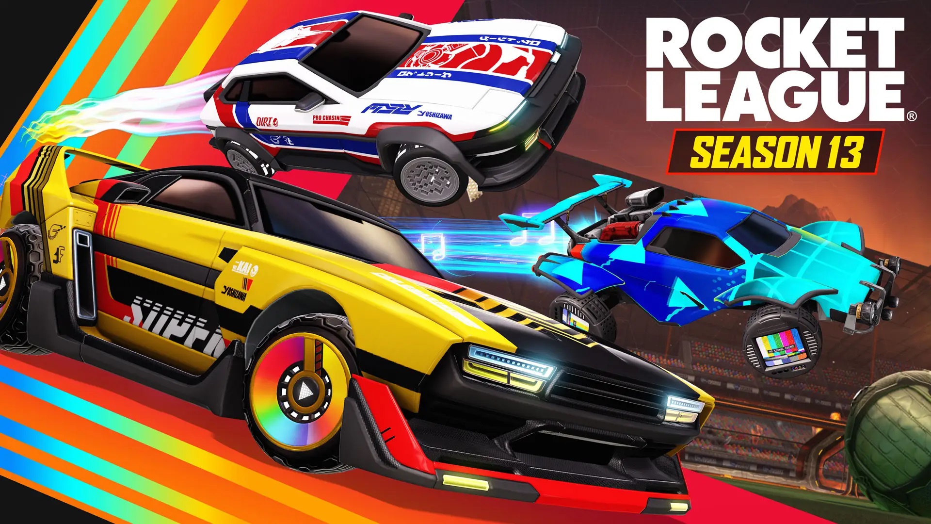 rocket league season 13 starts today complete with nostalgia from the '90s and early 2000s news article card thumbnail