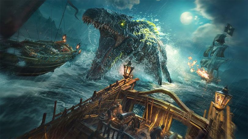 Skull and Bones closed beta sea monster