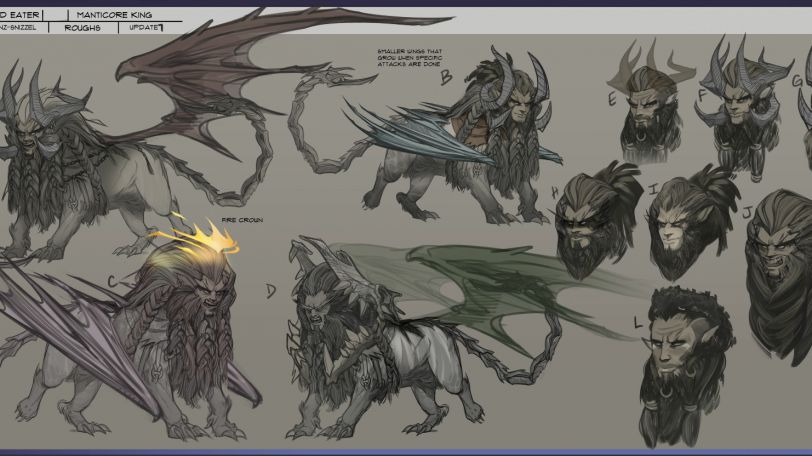 manticore king concept art