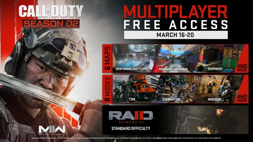 call of duty free access five days