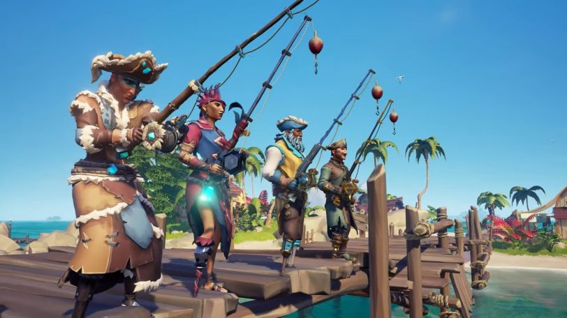 sea of thieves fishing