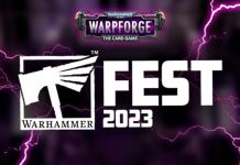 Warhammer 40K Warpforge publie une courte vidéo BTS de son stand au Warhammer Fest 2023