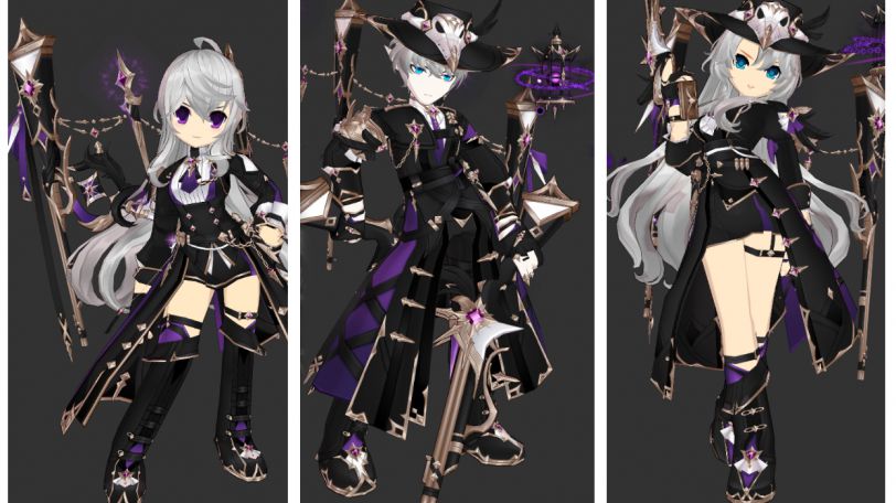 Elsword Nox Venator Ice Burner Set