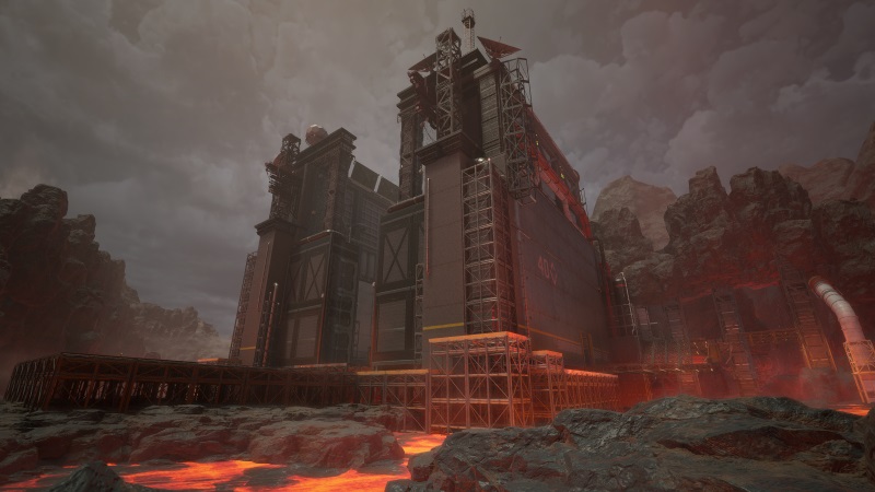 things heat up as exoprimal's savage gauntlet trial 6 goes live, featuring the volcanic base map news article card thumbnail