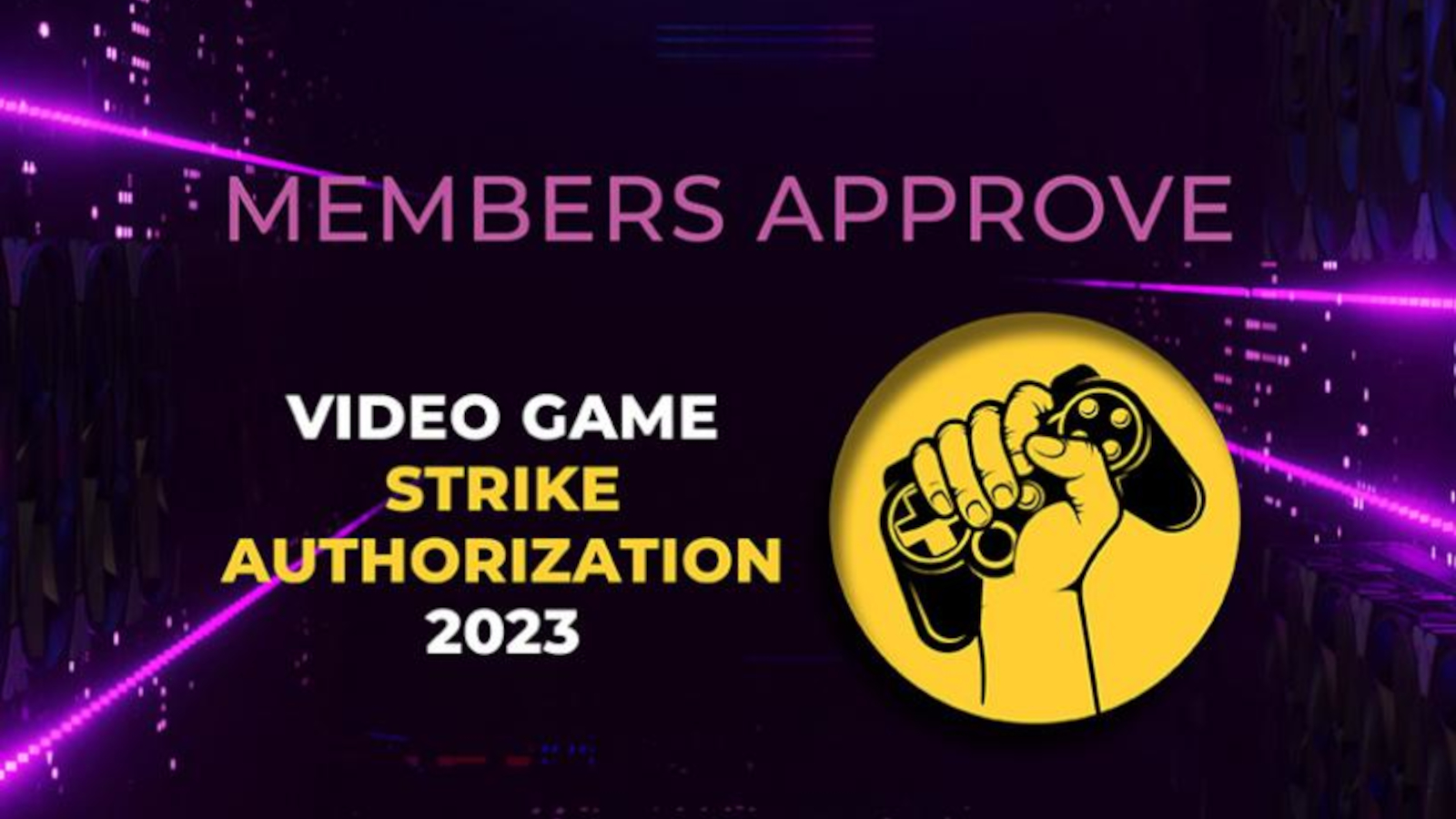 sag-aftra members authorize strike against video game developers news article card thumbnail