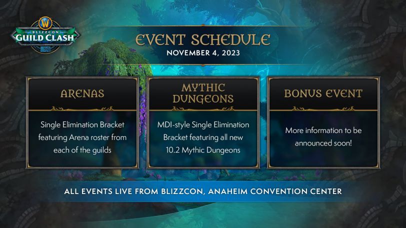 WoW BlizzCon Guild Clash Events