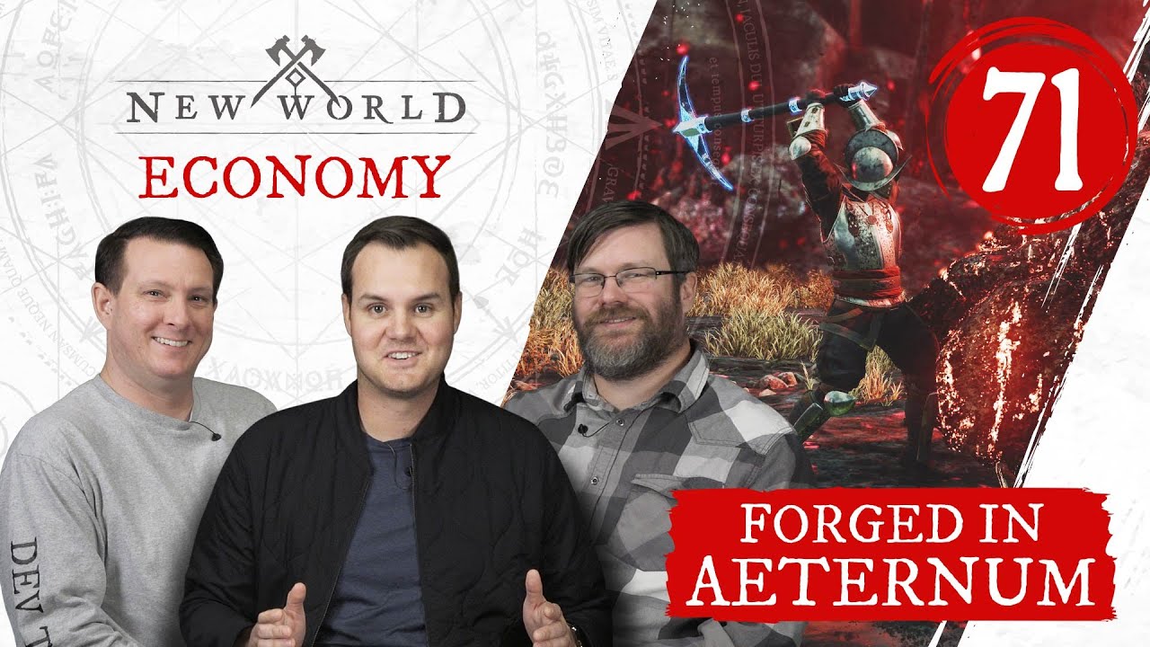 new world: forged in aeternum video talks in-game economy and tier v resources news article card thumbnail