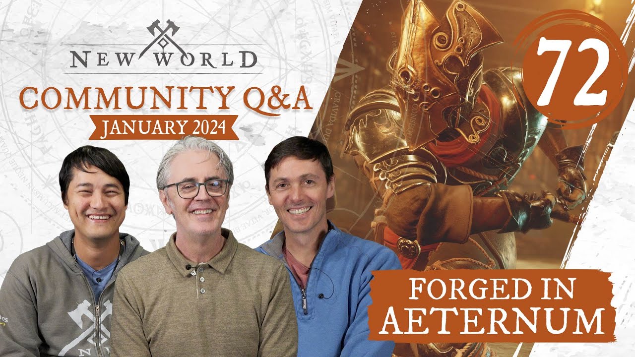 when is new content coming? what's up with sandwurm rewards? about those hackers... new world fires up q&a again news article card thumbnail