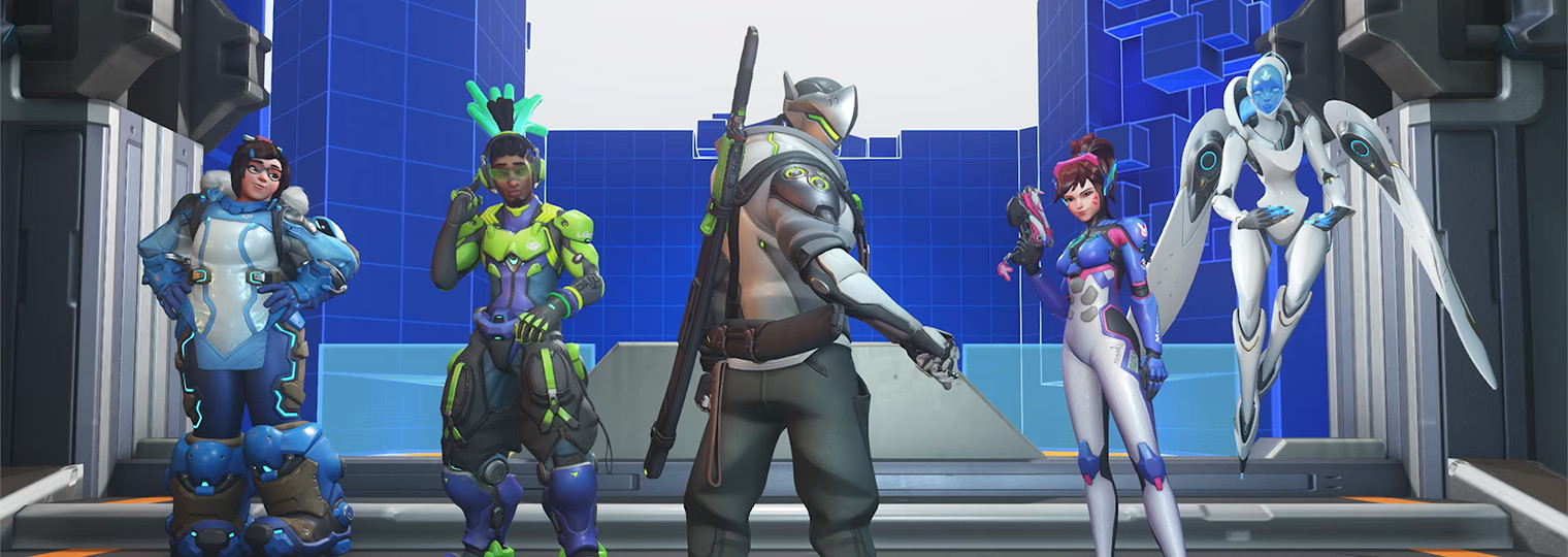 overwatch 2 introduces hero mastery courses, a single-player mode featuring popular heroes news article card thumbnail