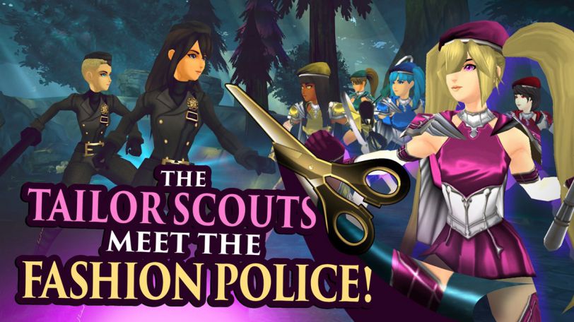 AdventureQuest 3D Tailor Scouts Fashion Police